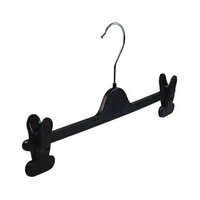 Plastic legging clipon hangers